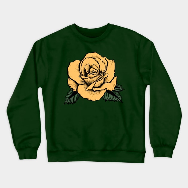 rose Crewneck Sweatshirt by somatosis